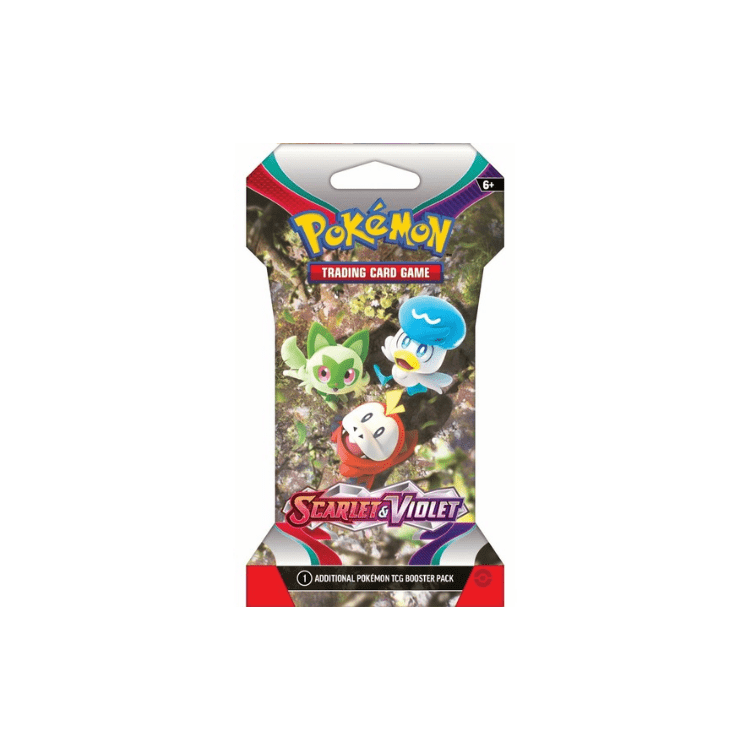 Scarlet & Violet Sleeved Booster - TCGsupply